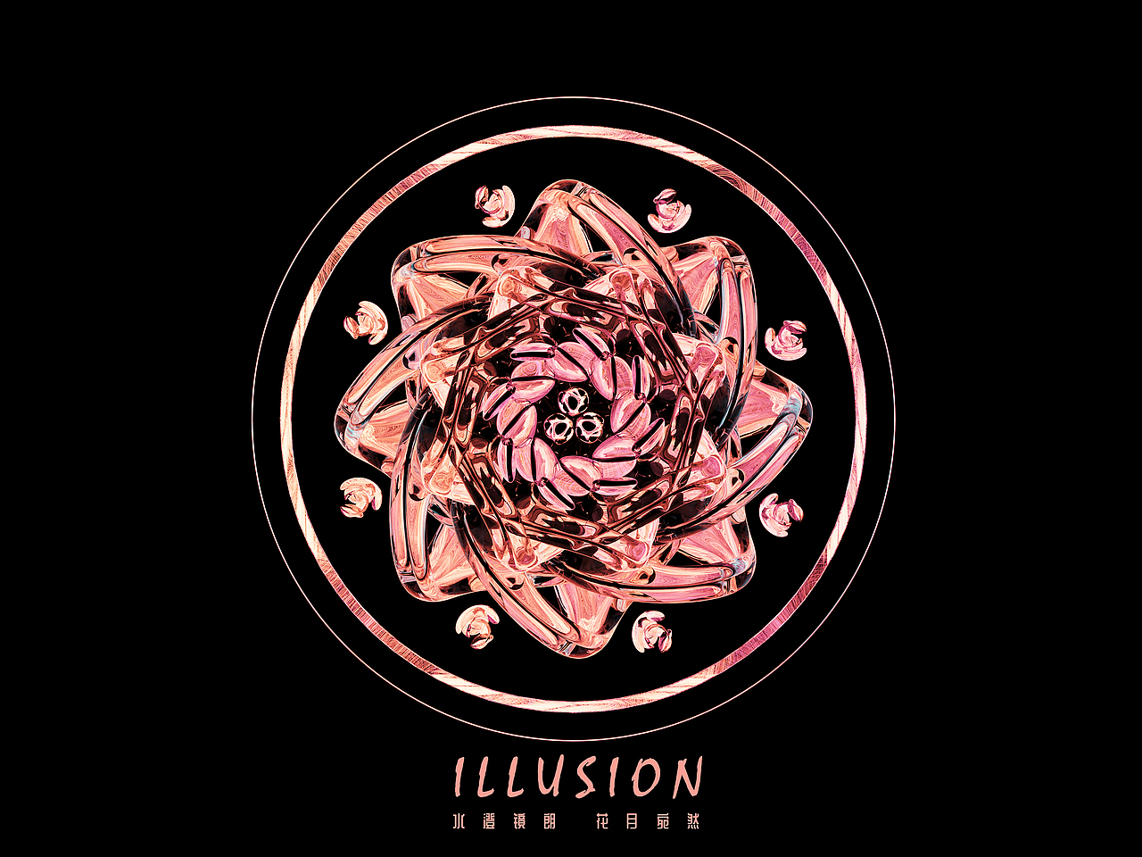 《水澄镜朗 花月宛然》：ILLUSION（图ZMTcyNDU2OTk2） - 人物/生物 - 站酷设计师MOYI墨以原创素材 - 站酷ZCOOL