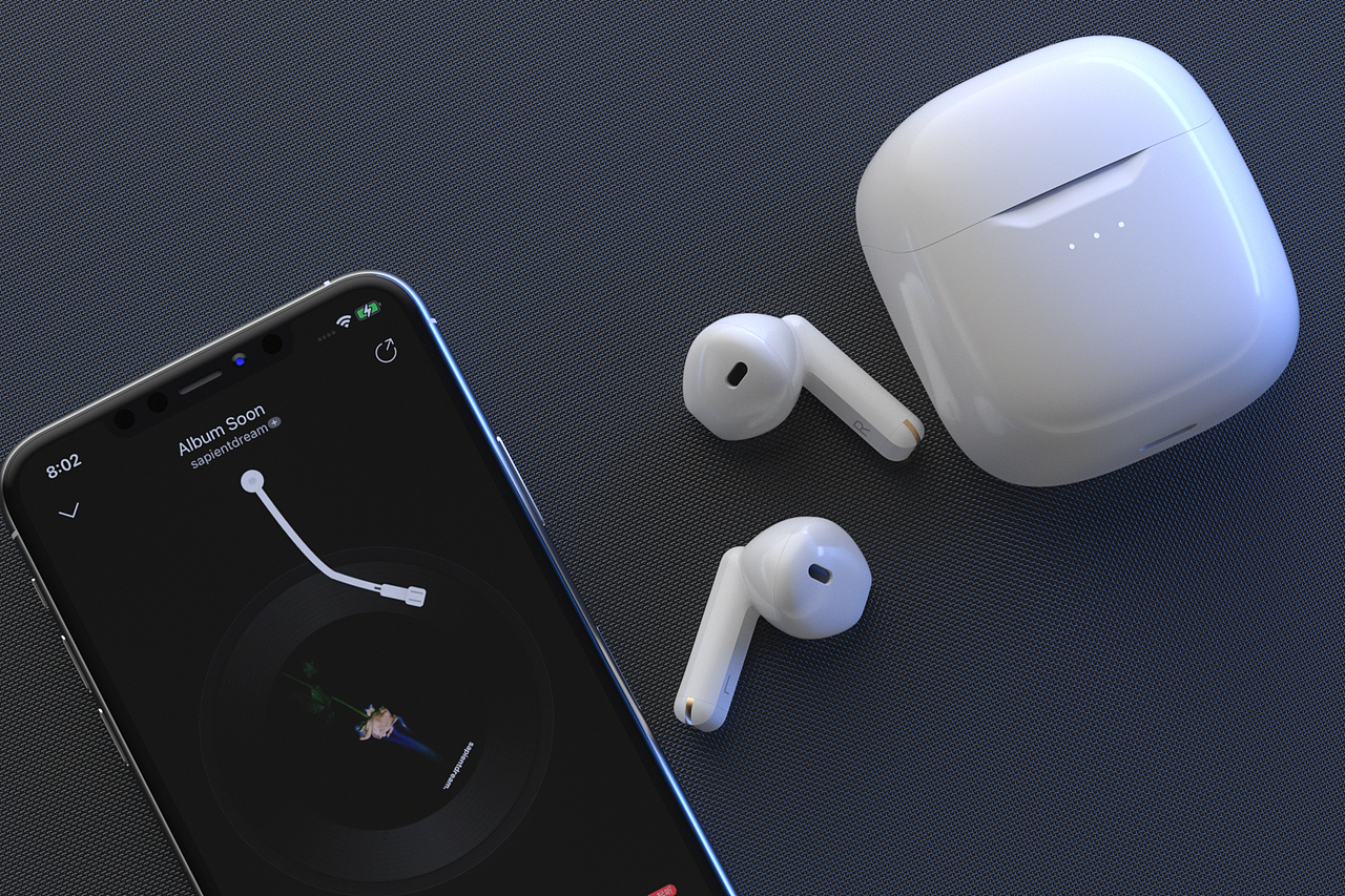 蓝牙耳机产品渲染（图ZMjY1NDQyMTQ0） - 产品 - 站酷设计师大蛋好大一只喵原创素材 - 站酷ZCOOL