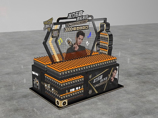 天前i熊孩子三维-其他三维超市地堆陈列设计美陈设计形象展示348天前i