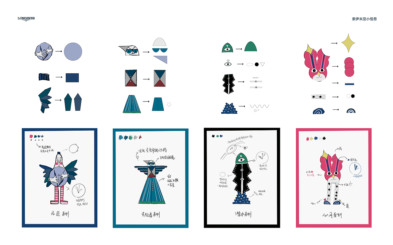 浪琴表形象方案（图ZMjg1MDM1Njky） - IP形象 - 站酷设计师猫会理原创素材 - 站酷ZCOOL
