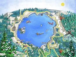 手绘地图