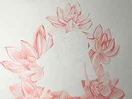 手繪多肉 10 繪畫過程