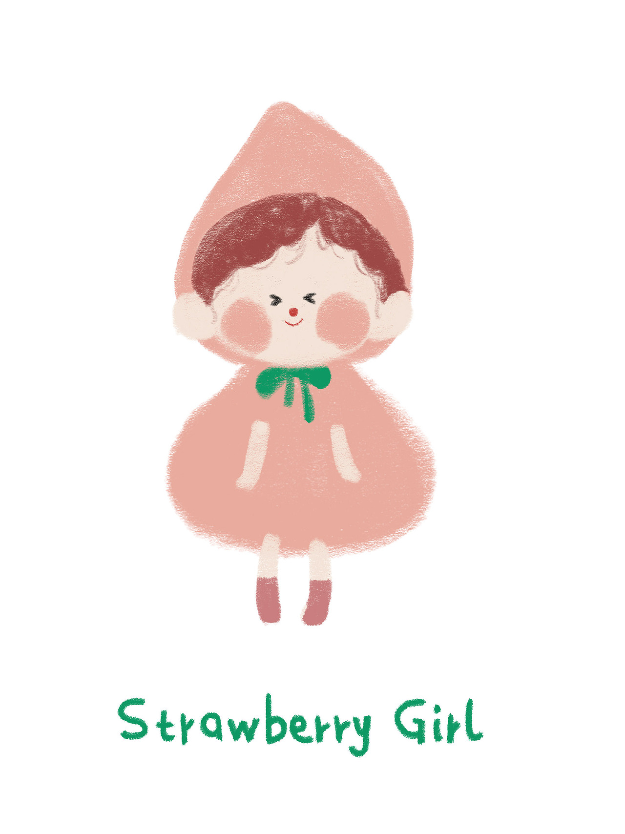 原创图案|水果女孩插画