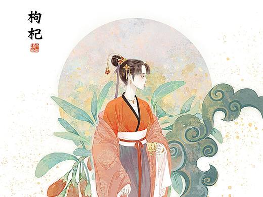 中草药拟人：枸杞