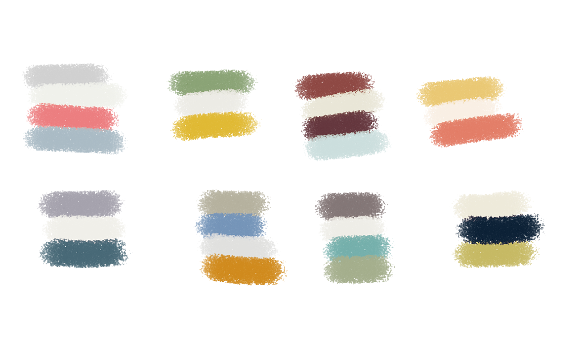 中性色配色方案——(治愈系)|其他|其他|土豆lancy_原创作品-站酷zcoo