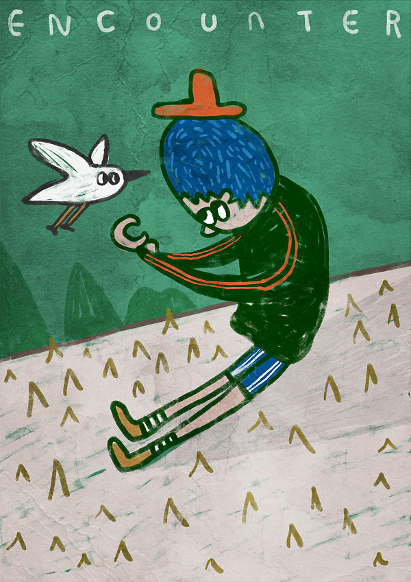 白鸟和火焰|插画|新锐潮流插画|cotton_原创作品-站酷zcool