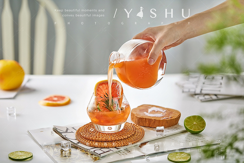 咖啡奶茶饮品类菜单拍摄