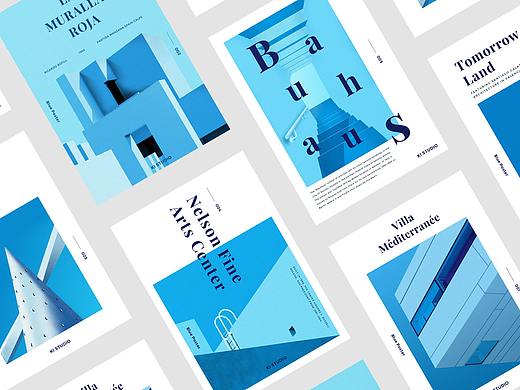 Blue Poster