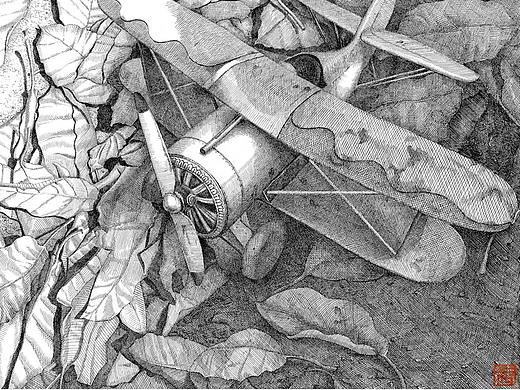 苏武钢笔插画的创作过程和方法2