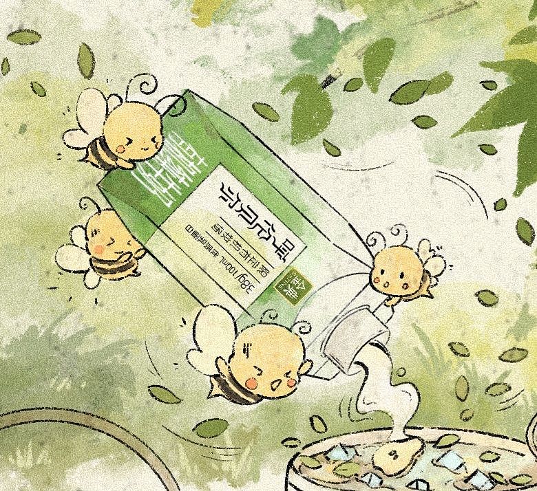 【场景插画】处暑～来一杯梨子水吧（图ZMzQ5MjAyMTYw） - 商业插画 - 站酷设计师虎咖__z原创素材 - 站酷ZCOOL