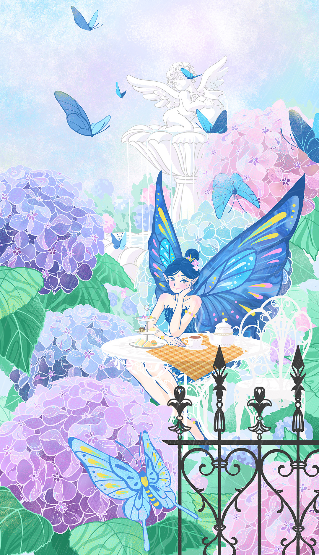 花の精灵*4|插画|艺术插画|卷卷的肉 - 原创作品 - 站酷 (zcool)