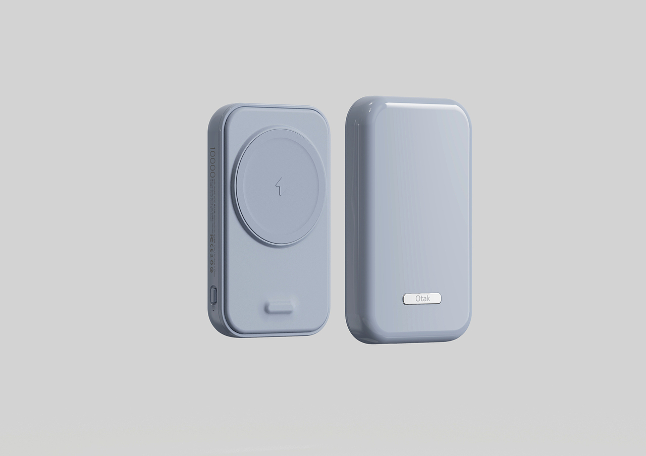 otak磁吸无线充移动电源01wp