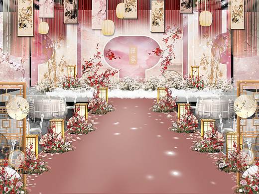 婚礼舞台设计效果图