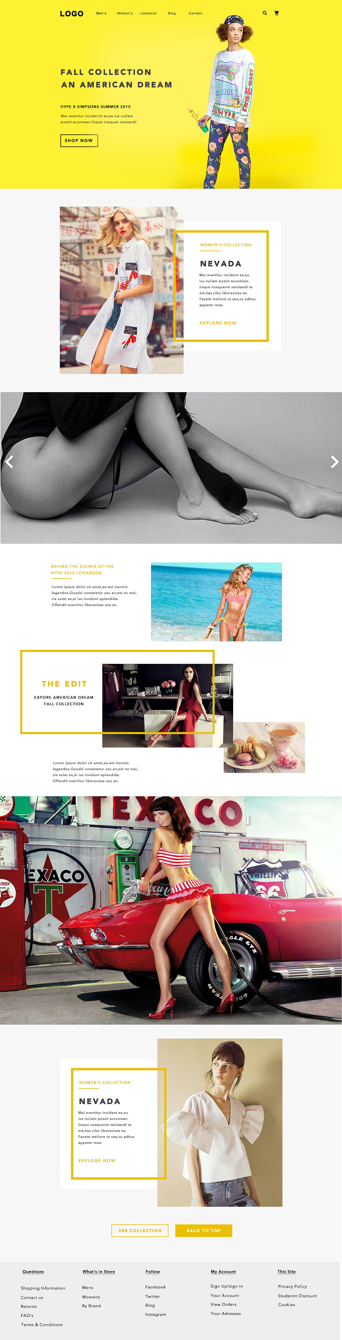 时装网站界面设计（图ZNTE1NDk4MjQ=） - 电商 - 站酷设计师滴滴的梦游鱼原创素材 - 站酷ZCOOL