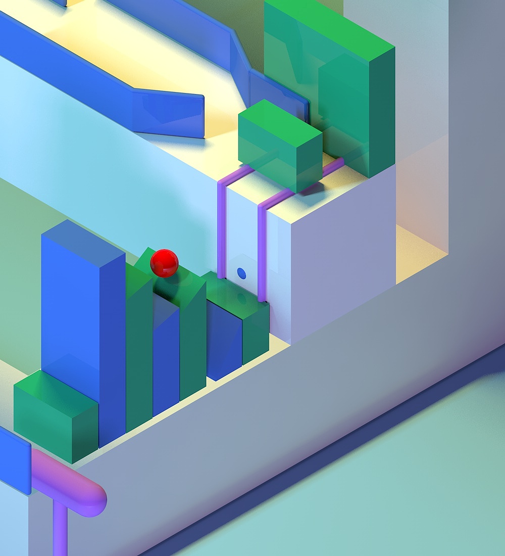 【C4D】不可能 x 错觉艺术装置