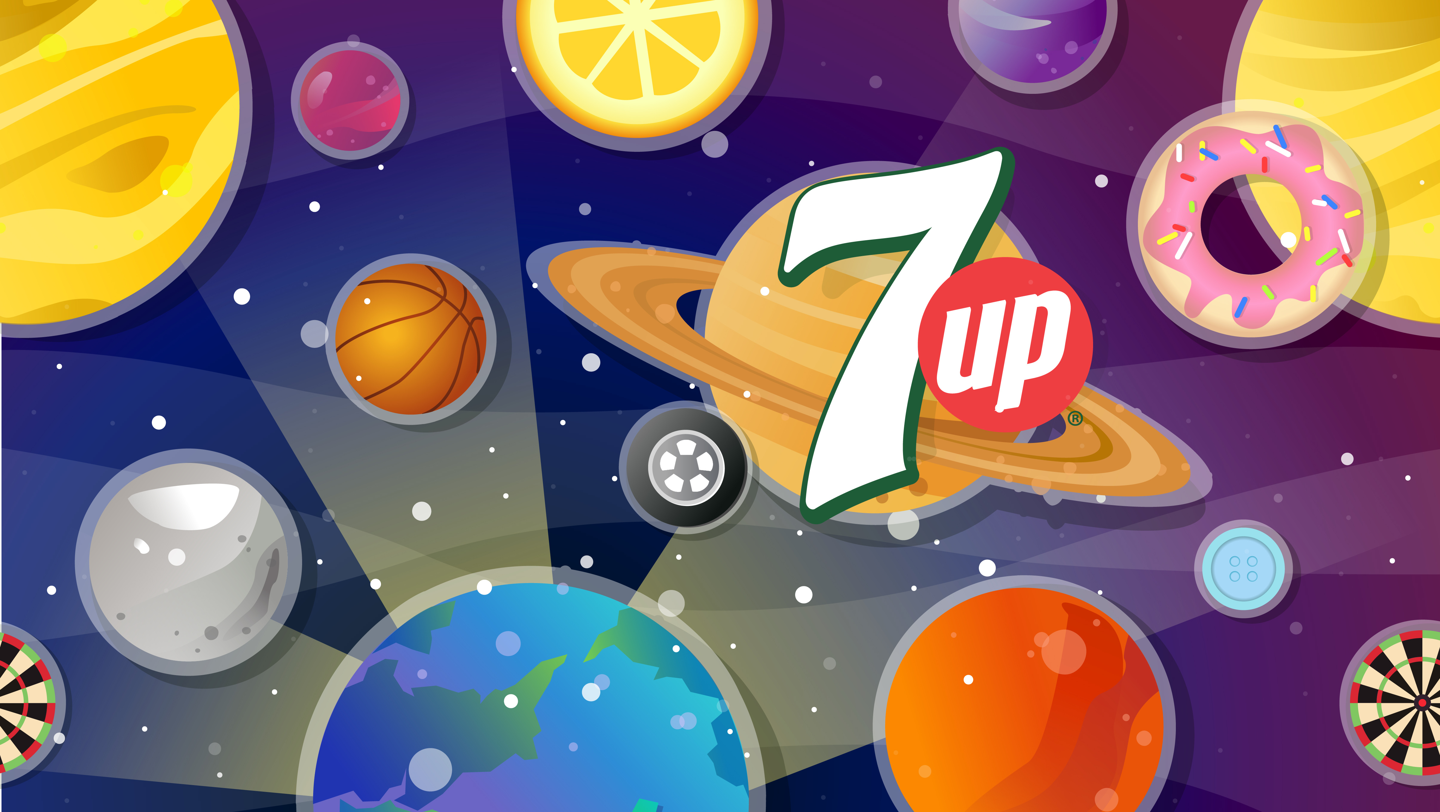 七喜罐身图案设计