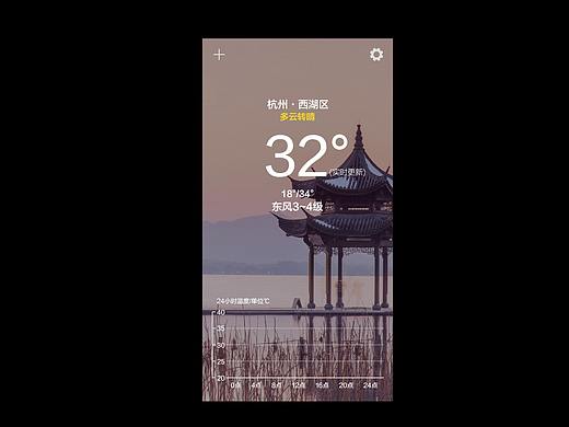 天气界面转场