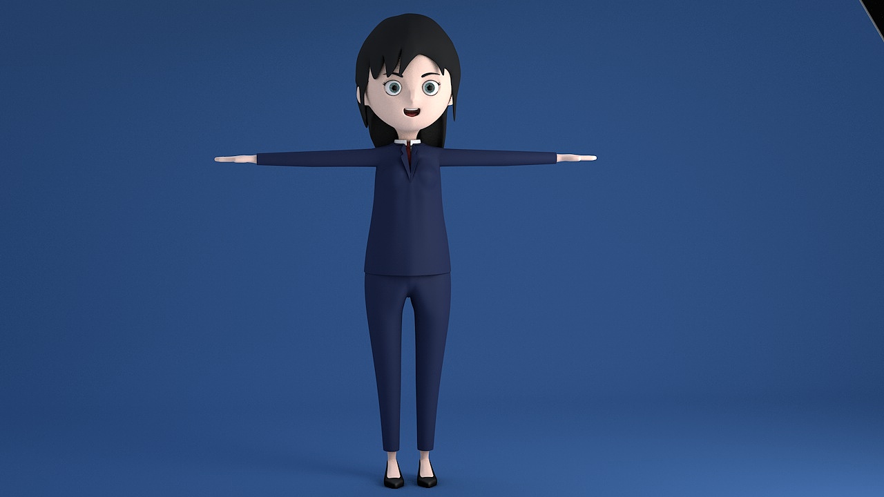 c4d卡通人物建模_simplify-站酷zcool