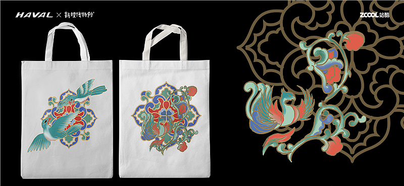 哈弗&敦煌博物馆-国潮正当时 舞（图ZMjkwODgyNzY0） - 图案 - 站酷设计师红豆月饼原创素材 - 站酷ZCOOL