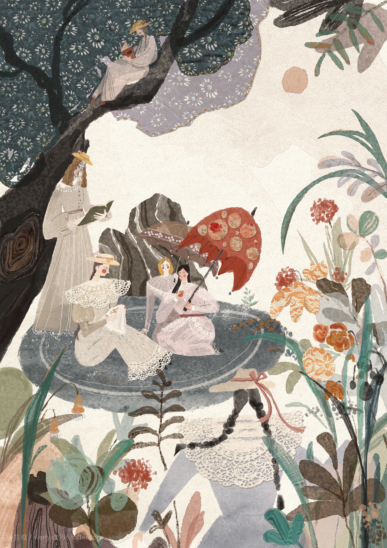 毕设 《老电影》主题插画 及衍生品（图ZMTEzNDYzMjY0） - 商业插画 - 站酷设计师扶雅原创素材 - 站酷ZCOOL