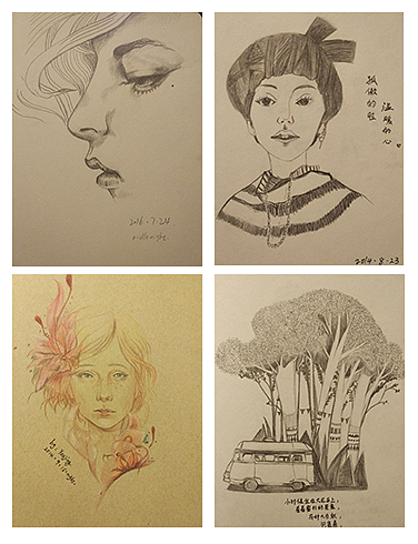 手绘 插画 鼠绘