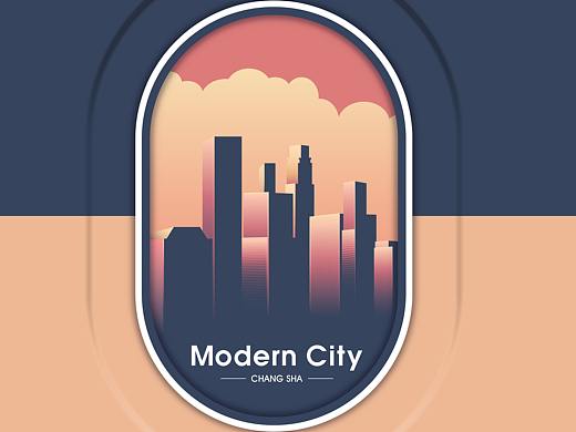 Modern City（个人主页-ZNDIzNTQwNTI=） - 商业插画 - 站酷设计师Maggi2原创素材 - 站酷ZCOOL