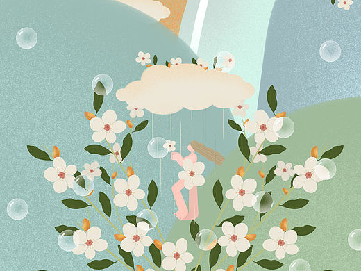 瓶中花的沐浴时光