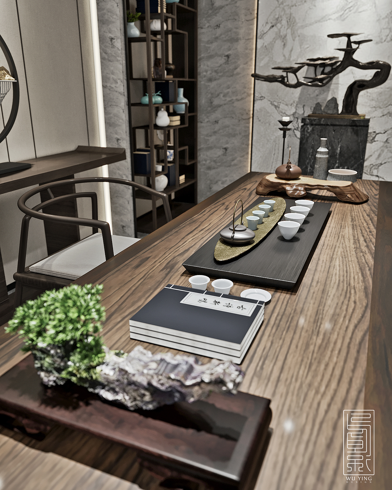 新中式-东莞松山湖（图ZMTQ0NDc3NDA4） - 家装设计 - 站酷设计师乌影原创素材 - 站酷ZCOOL