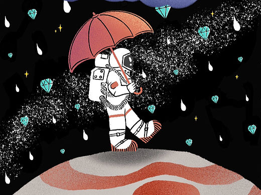 It rains diamonds on jupiter
