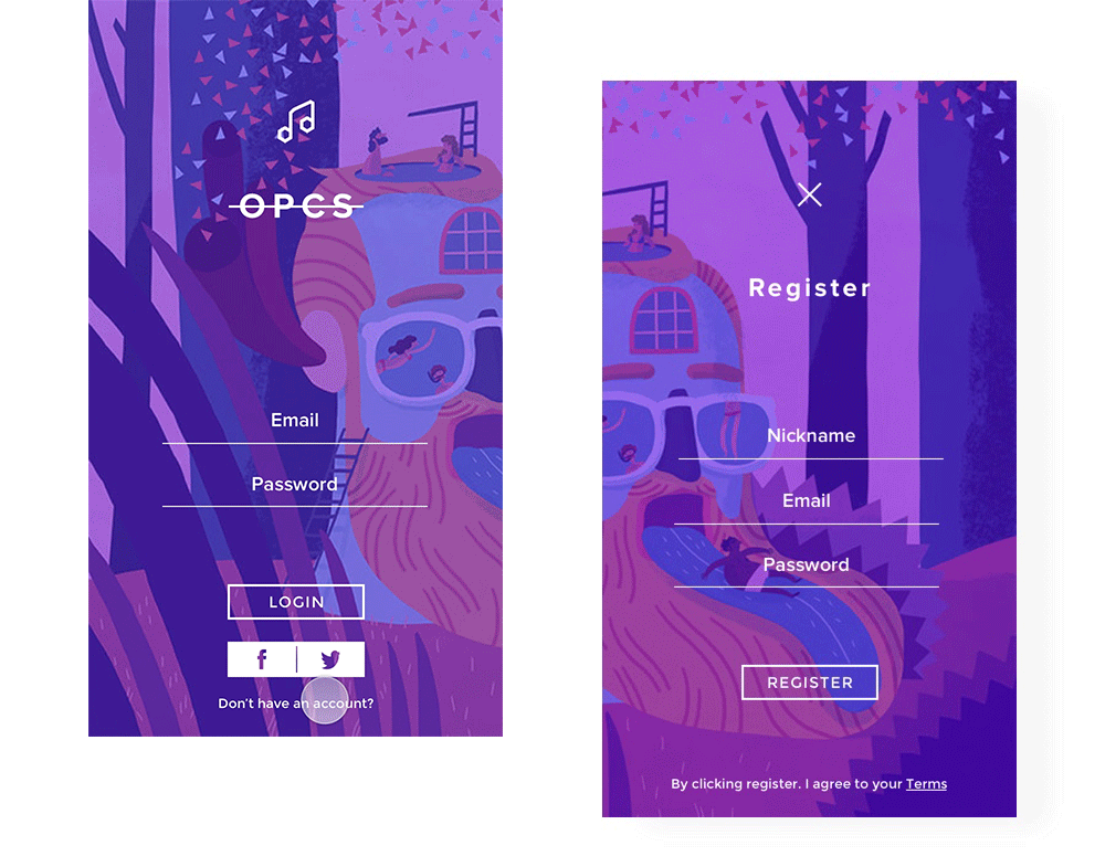 OPCS（图ZNzAyNjA3MzY=） - APP界面 - 站酷设计师yhmnin原创素材 - 站酷ZCOOL