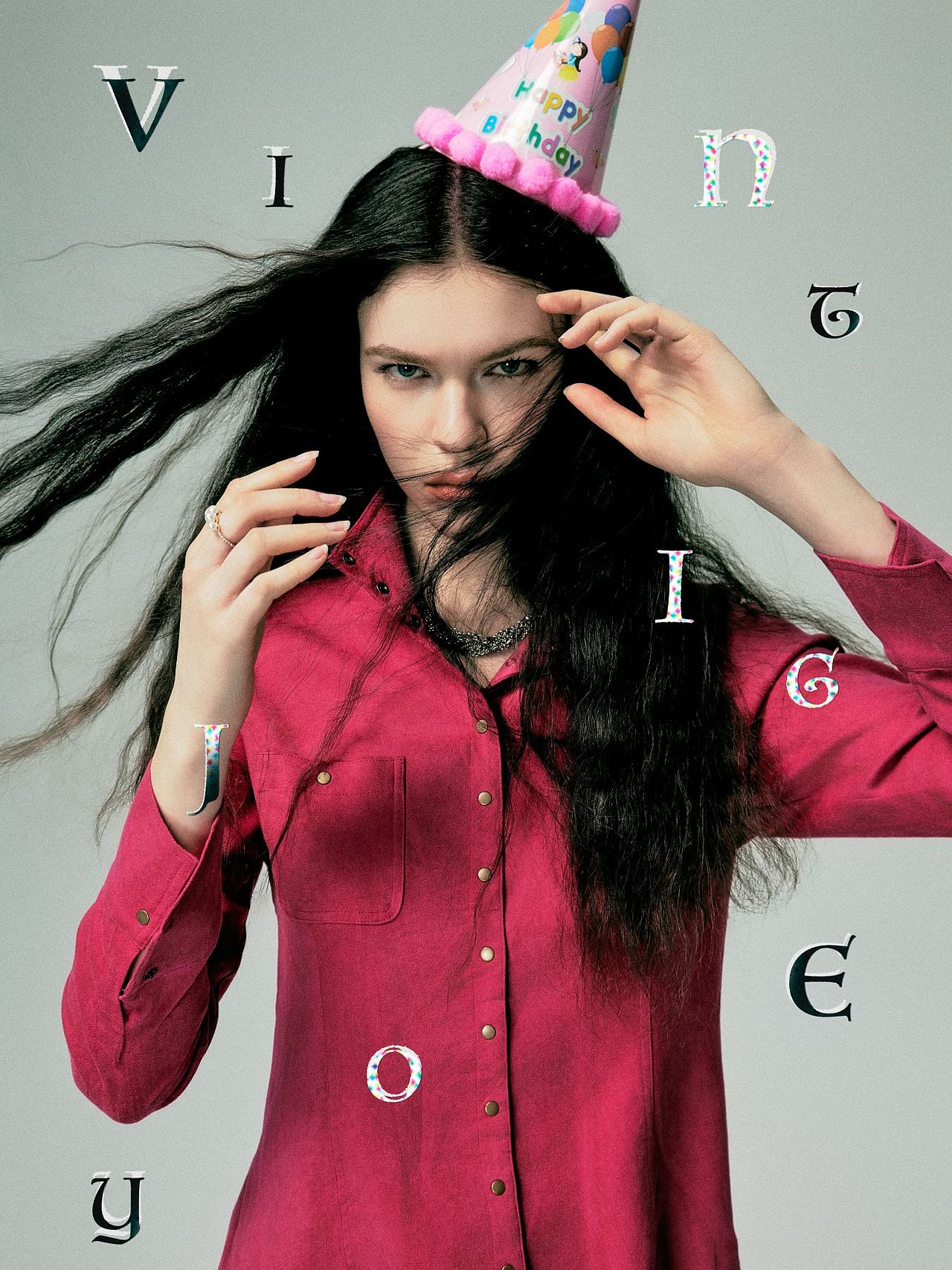 全部使用vintage单品拍摄的一组时尚创作