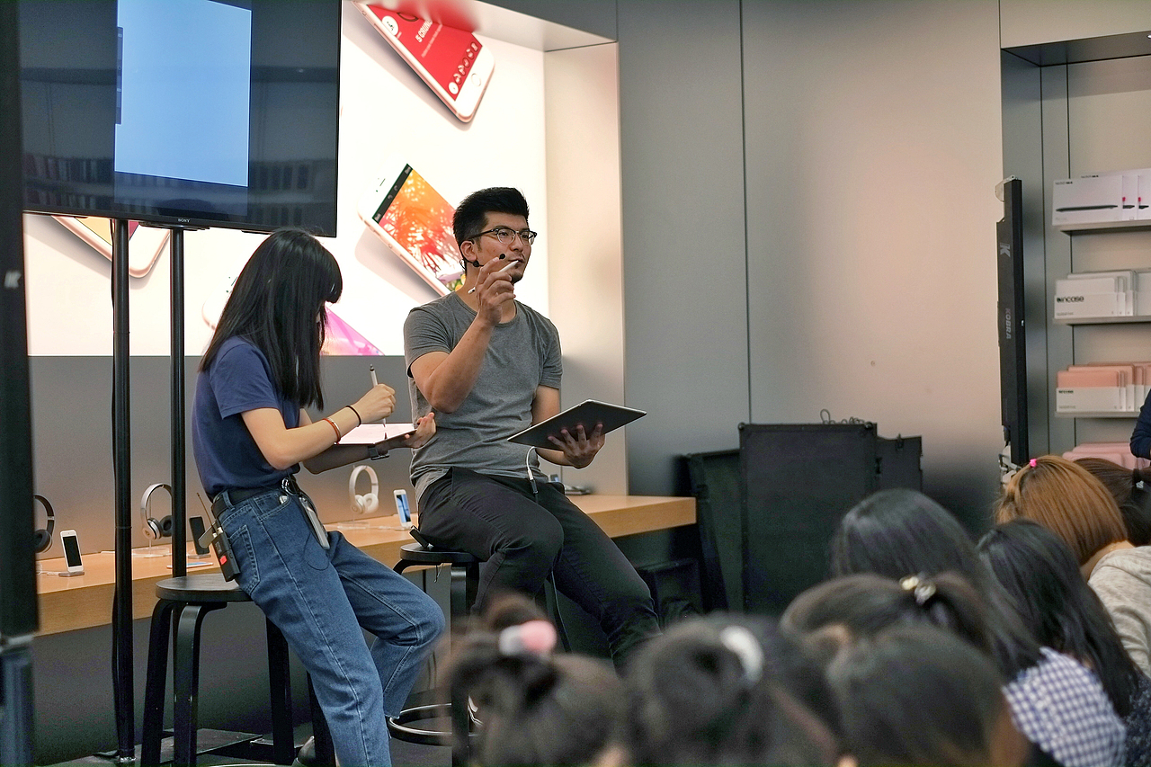 Apple Store 插画分享课（图ZMjc4ODU5MTgw） - 商业插画 - 站酷设计师PandaMei原创素材 - 站酷ZCOOL