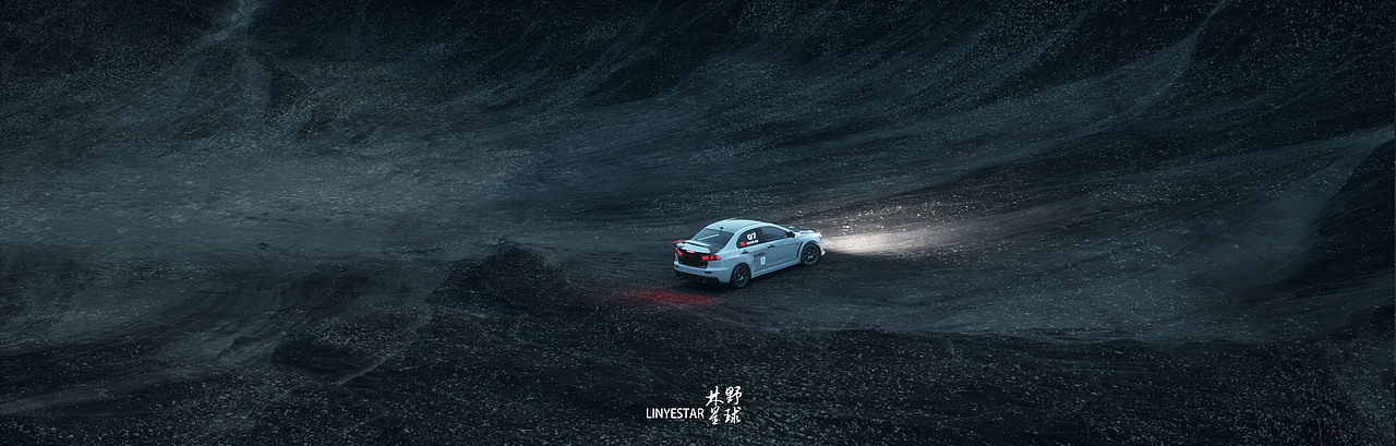 驾驶的艺术 拉力赛车渲染