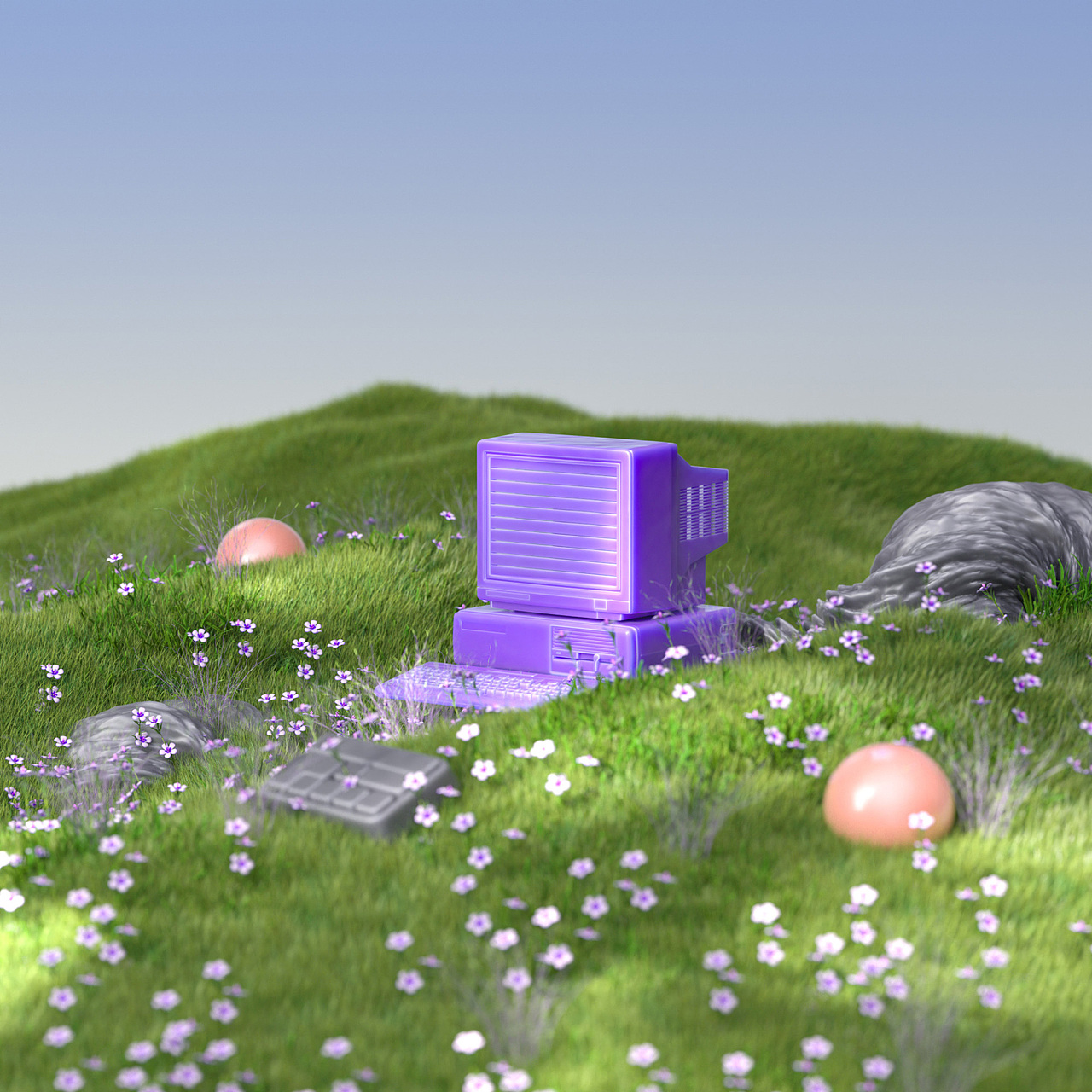 3-4月份三维（未来自然）（图ZMjk5OTI1MDQ4） - 场景 - 站酷设计师小小爬原创素材 - 站酷ZCOOL