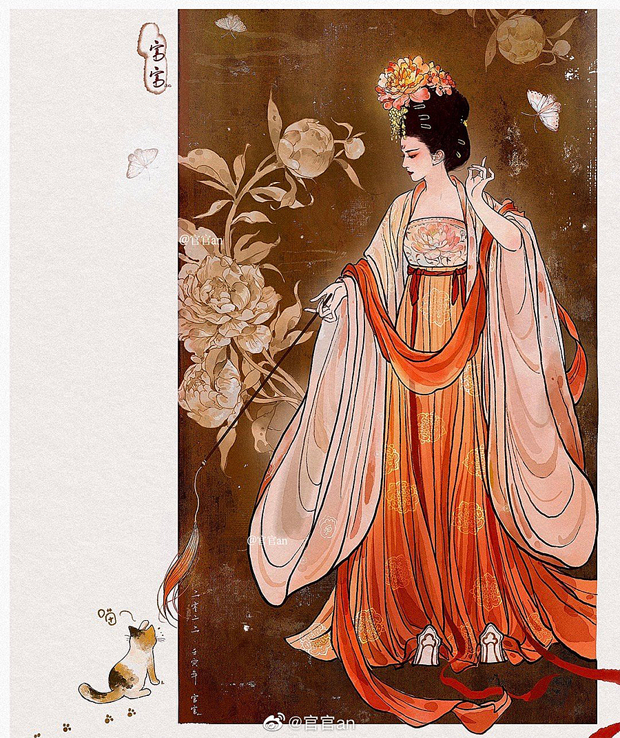 梦华录盼儿古风插画合集（图ZMzExNjgxNjcy） - 创作习作 - 站酷设计师官官an原创素材 - 站酷ZCOOL