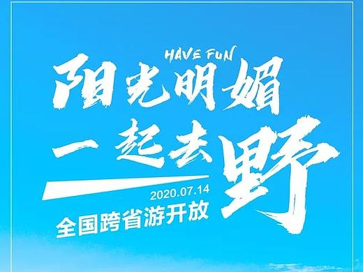 跨省游开放海报