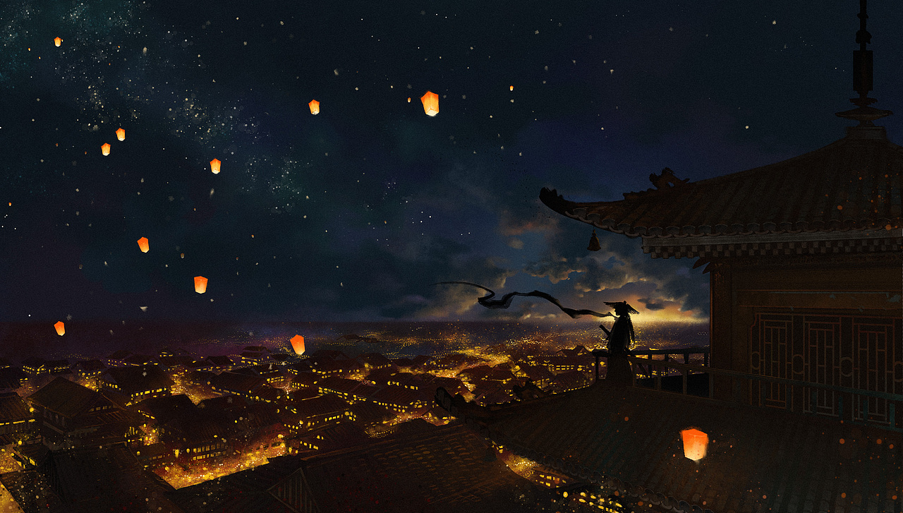 唐风古韵-古镇设计（图ZMjc2MzczMDI0） - 商业插画 - 站酷设计师妄猫原创素材 - 站酷ZCOOL