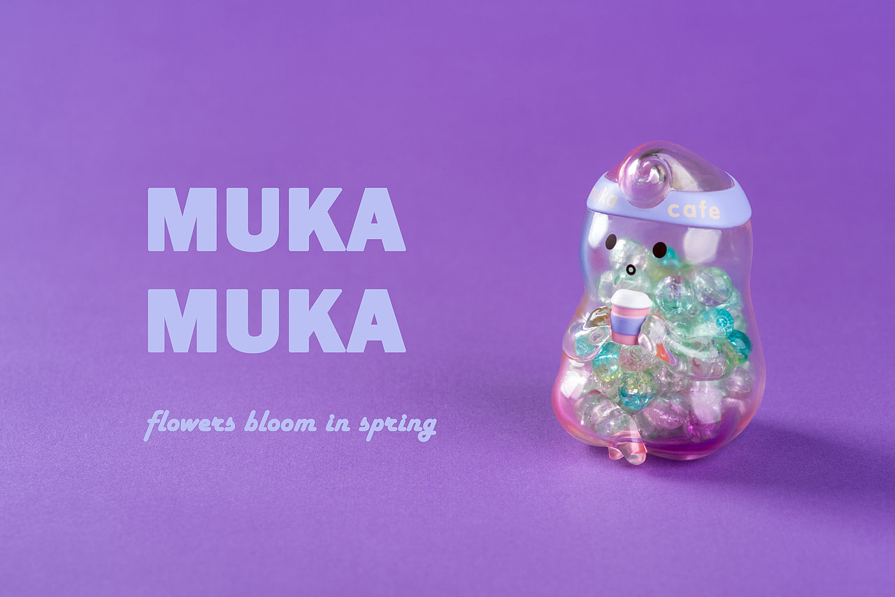 SIMONTOYS MUKAMUKA隐形透明春暖花开盲盒摆件