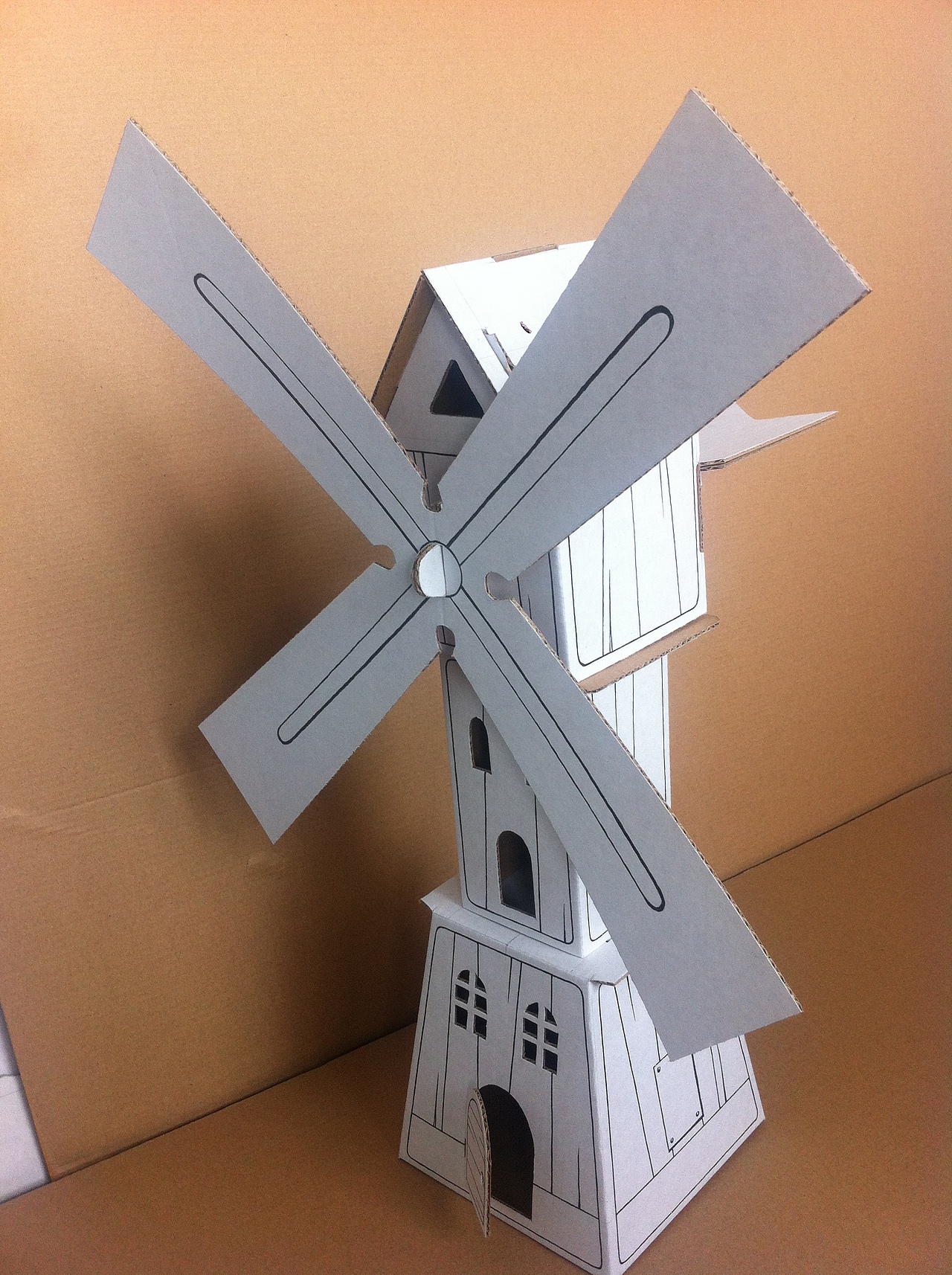 瓦楞纸桌面农场模型|手工艺|手办/模玩|王辰_原创作品-站酷zcool