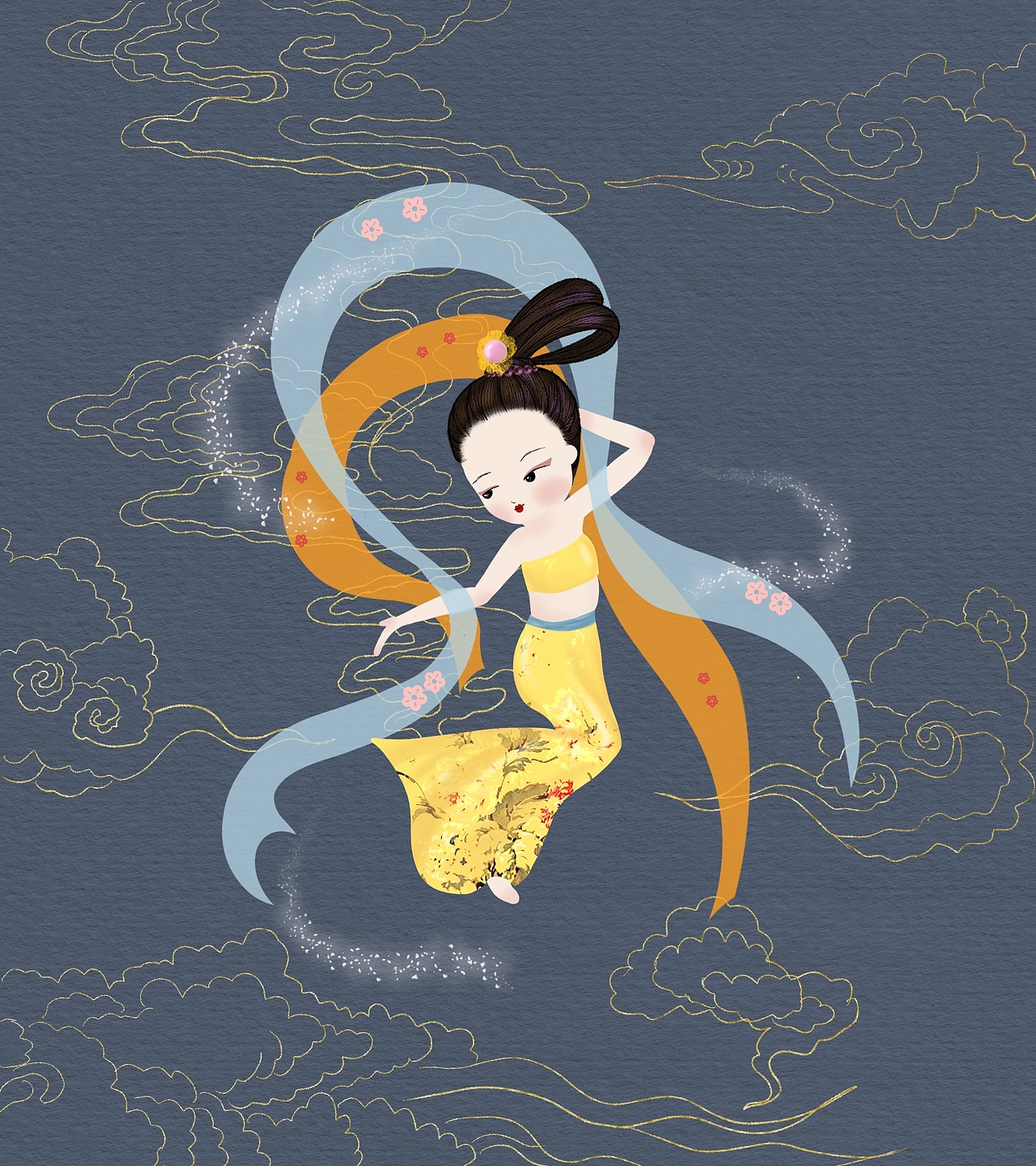 敦煌小飞天系列