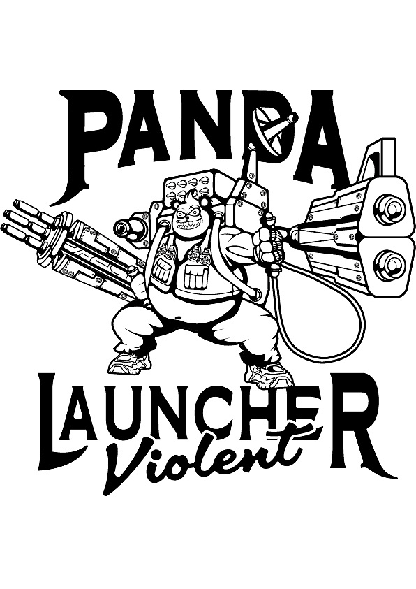 暴力熊猫#枪炮师|插画|创作习作|墨怀远 - 原创作品 - 站酷 (zcool)