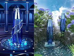 细肤水产品制作|视觉设计|Octane Render渲染