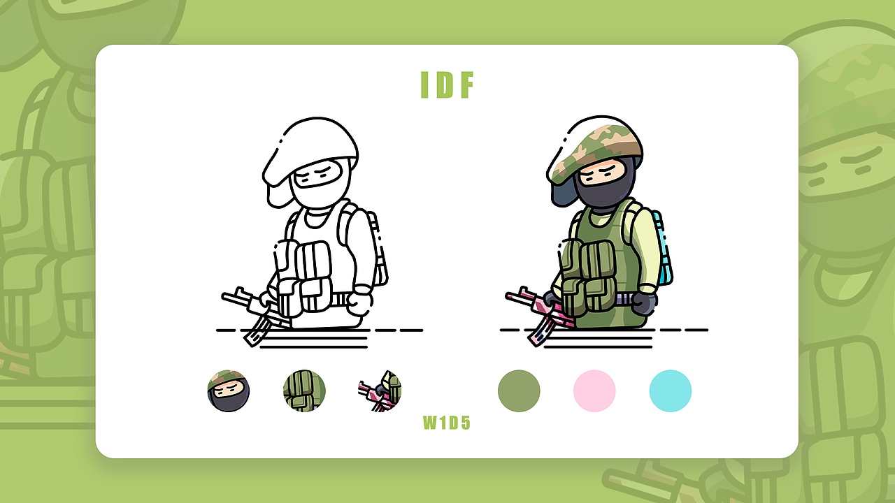 csgo游戏角色mbe风格设计