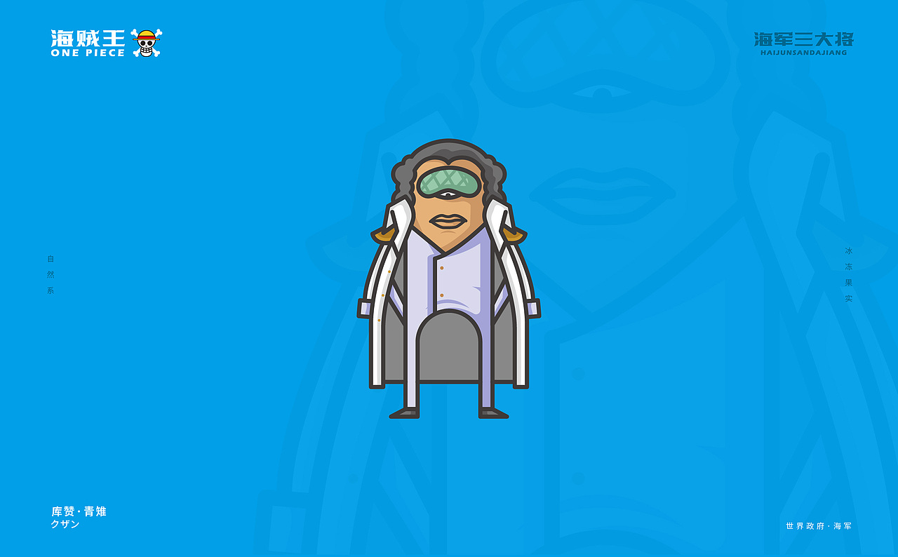 独眼胶囊搞怪蛋仔海贼王插画