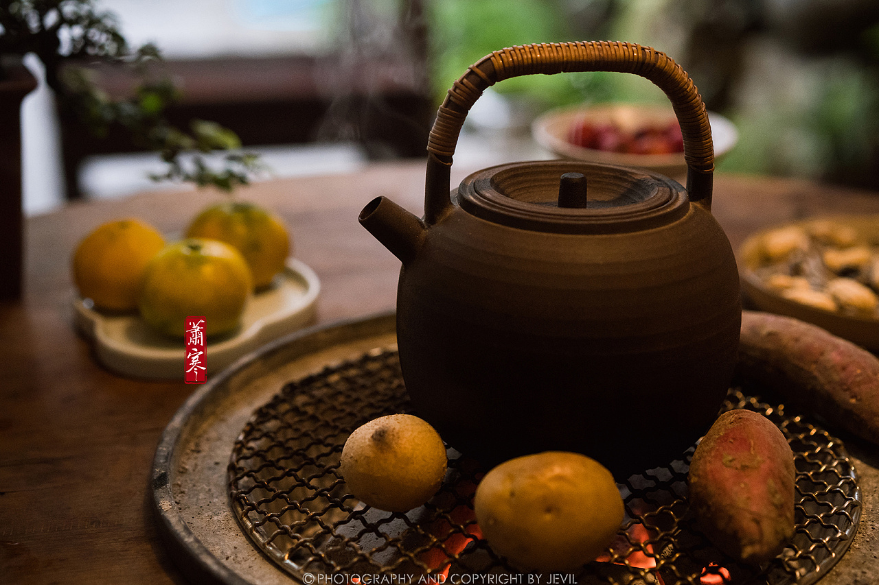 国风静物摄影 | 围炉煮茶话家常.