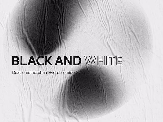 Black and white