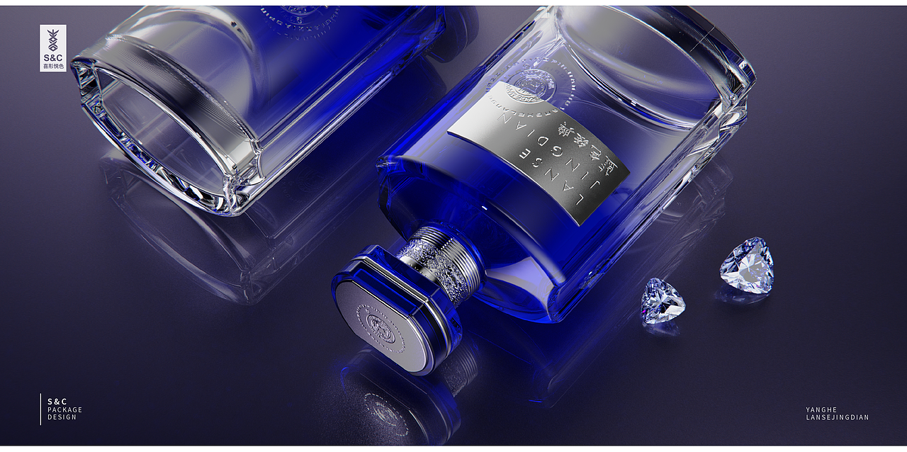 喜形悦色作品丨蓝色经典·品鉴小酒