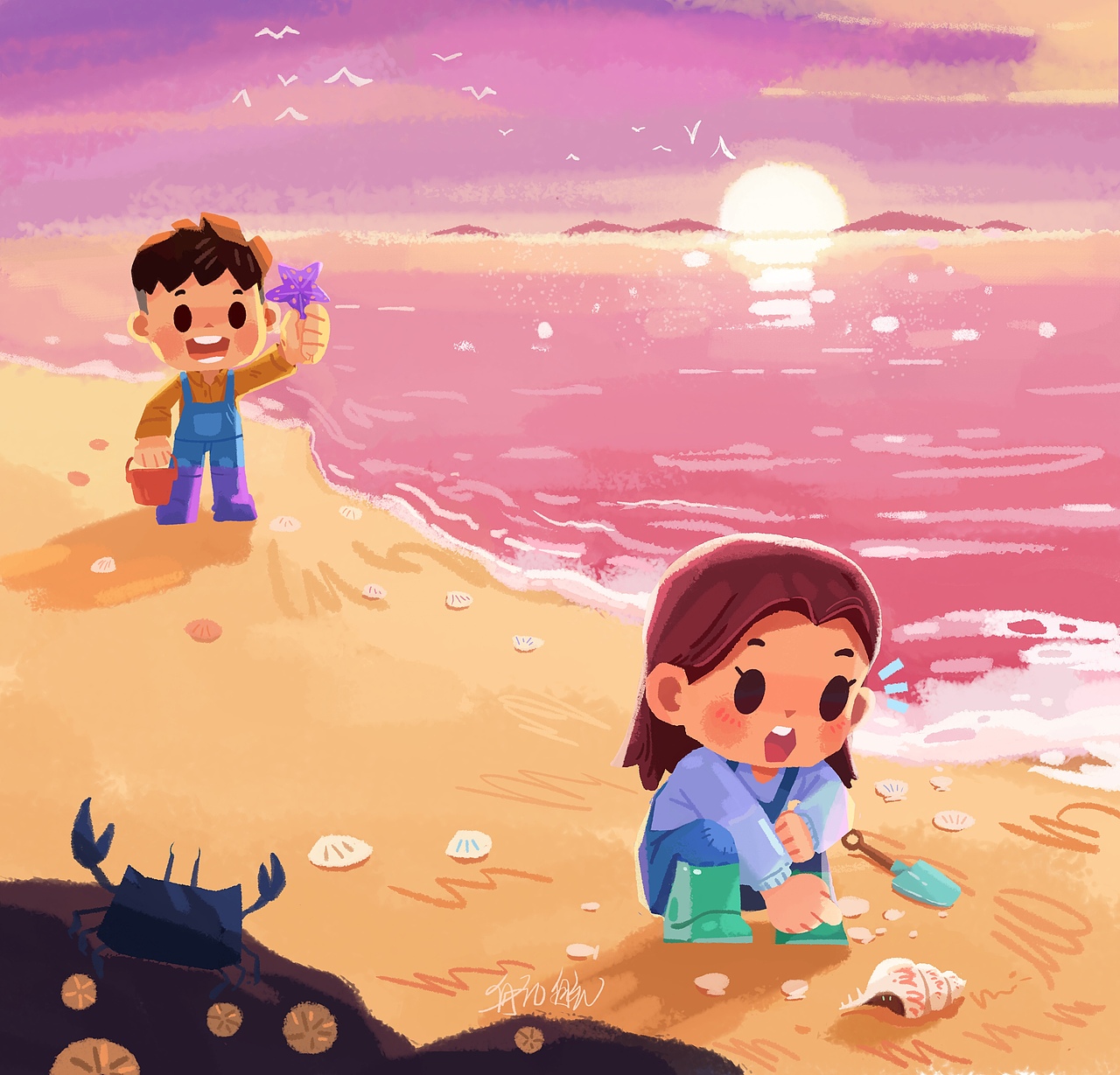 我俩No.1#光（图ZMjgxMDY2MDE2） - 绘本 - 站酷设计师航航航Amor原创素材 - 站酷ZCOOL