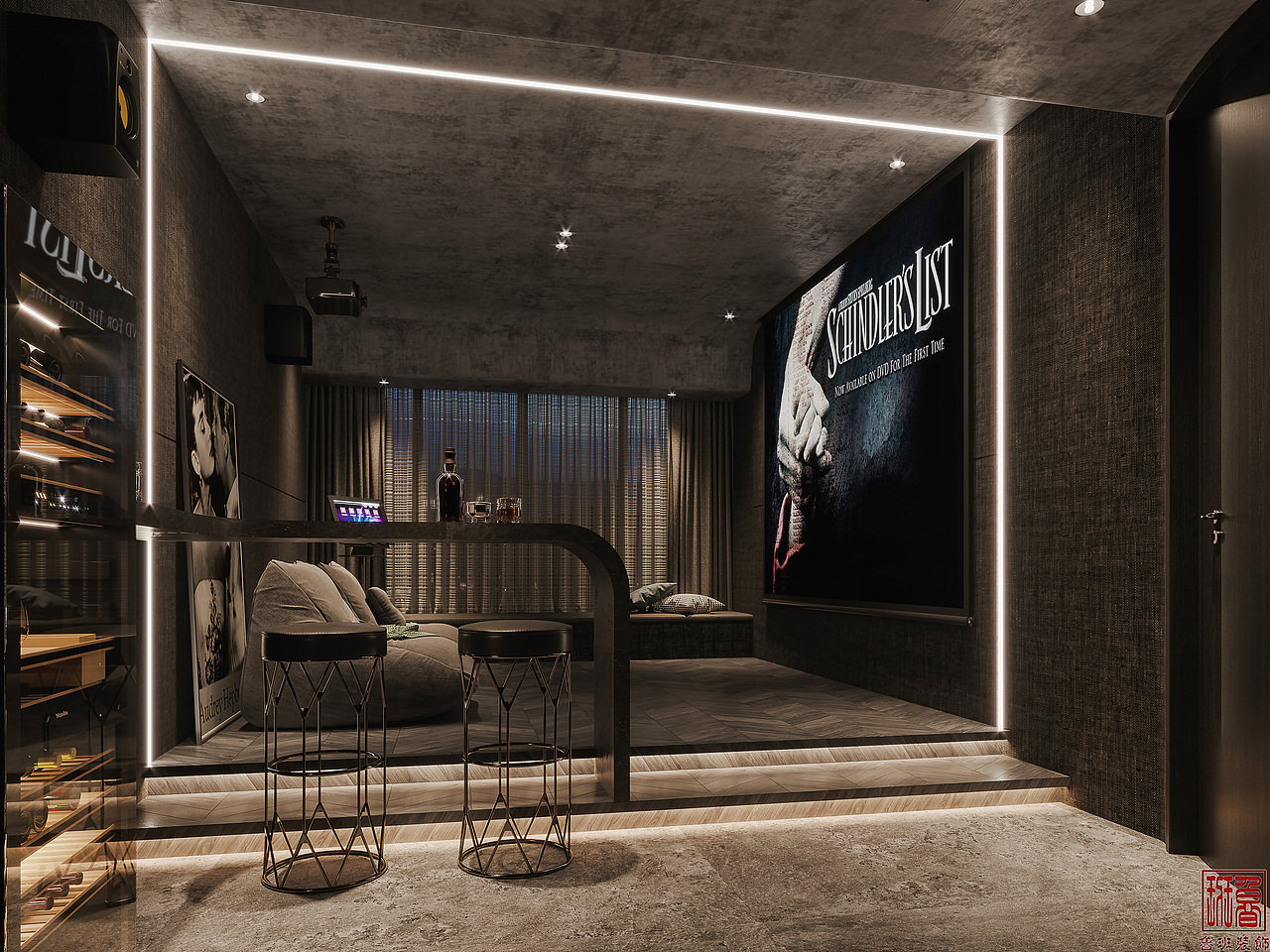 潘多磨-工业风呈现（图ZMjMxMjE2NjA4） - 家装设计 - 站酷设计师金该效果图官方账原创素材 - 站酷ZCOOL