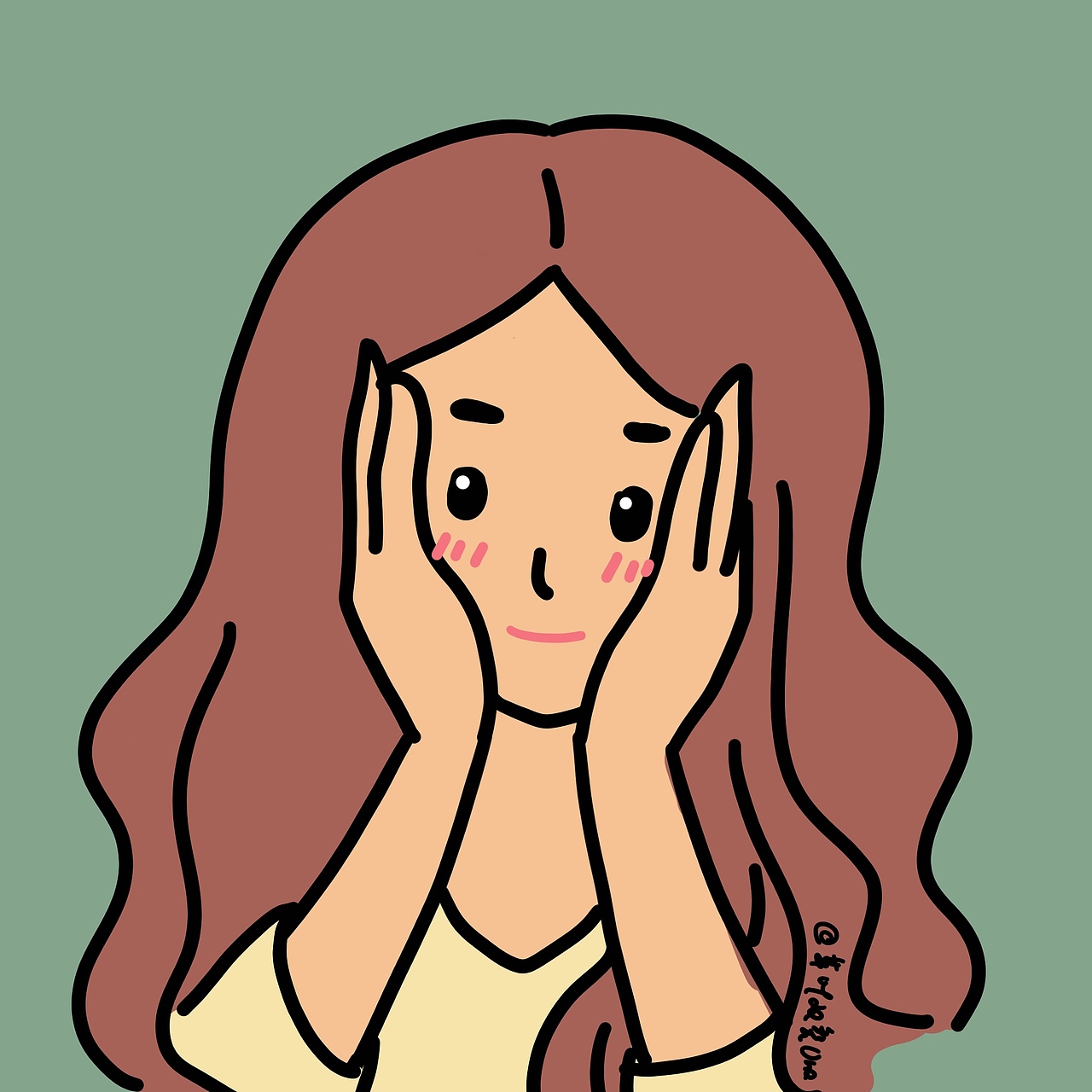 一波人物简笔头像